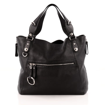 Gucci Icon Bit Zip Tote Leather Large