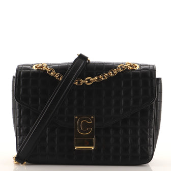Celine C Bag Quilted Leather Medium