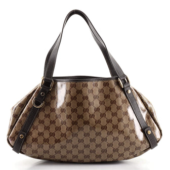 Gucci Abbey Shoulder Bag GG Coated Canvas Medium