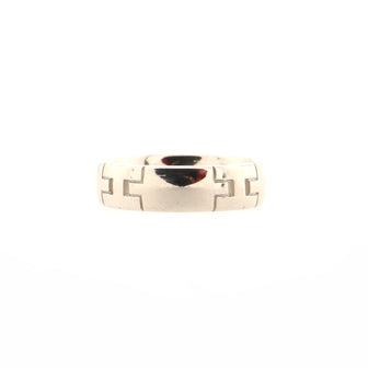 Hermes Hercules Ring 18K White Gold Medium