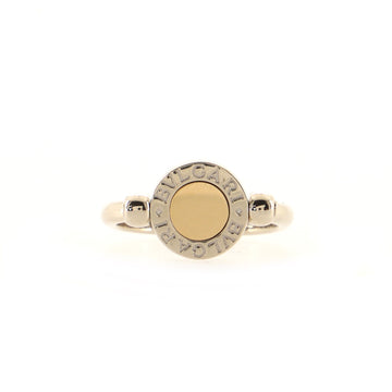 Bvlgari Flip Ring 18K White Gold and 18K Yellow Gold and Onyx