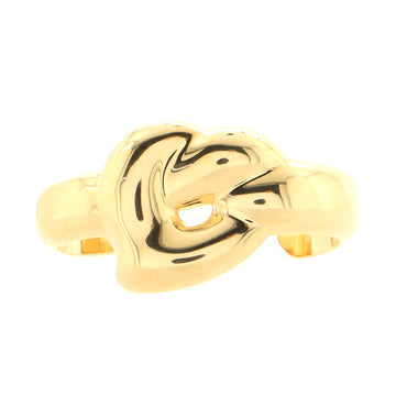 Tiffany & Co. Elsa Peretti Heart Cuff Bracelet 18K Yellow Gold
