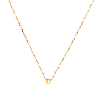 Cartier Diamants Legers Pendant Necklace 18K Rose Gold with Diamond Small
