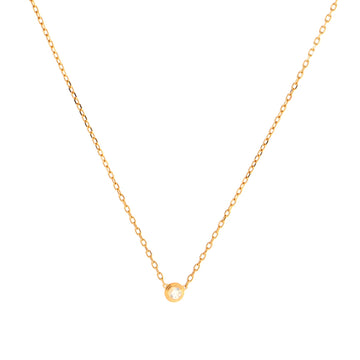 Cartier Diamants Legers Pendant Necklace 18K Rose Gold with Diamond Small