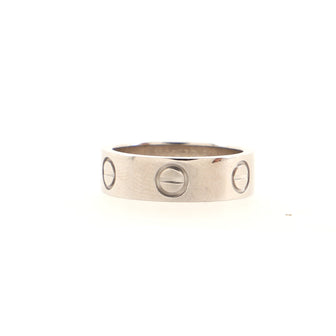 Cartier Love Band Ring 18K White Gold