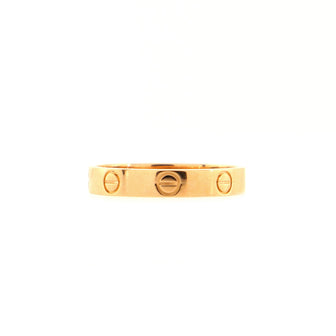 Cartier Love Wedding Band Ring 18K Rose Gold