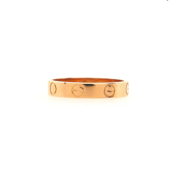 Cartier Love Wedding Band Ring 18K Rose Gold