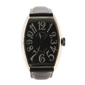 Franck Muller Casablanca Automatic Watch Stainless Steel and Leather 34