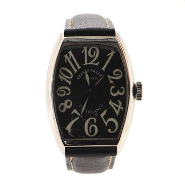 Franck Muller Casablanca Automatic Watch Stainless Steel and Leather 34