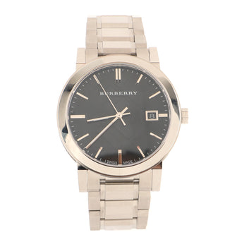 Burberry The City Quartz Watch Stainless Steel 38