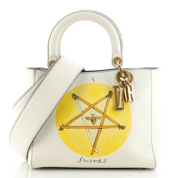 Christian Dior Lady Dior Bag Printed Leather Medium