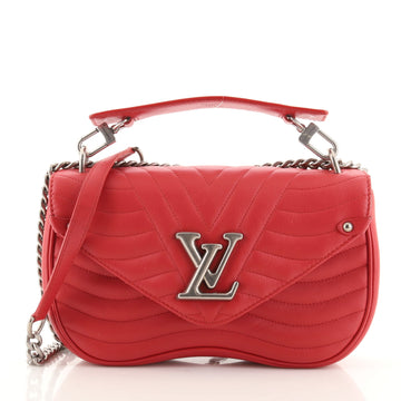 Louis Vuitton New Wave Chain Bag Quilted Leather MM