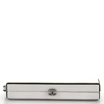 Chanel CC Box Clutch Bag Leather