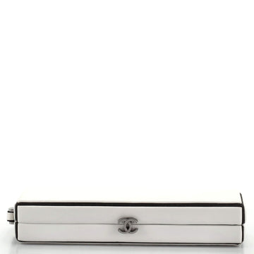 Chanel CC Box Clutch Bag Leather