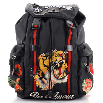 Gucci Techpack Backpack Embroidered Techno Canvas