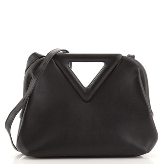 Bottega Veneta Point Shoulder Bag Leather Small