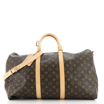 Louis Vuitton Keepall Bandouliere Bag Monogram Canvas 50