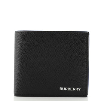 Burberry Bifold Wallet Leather Compact
