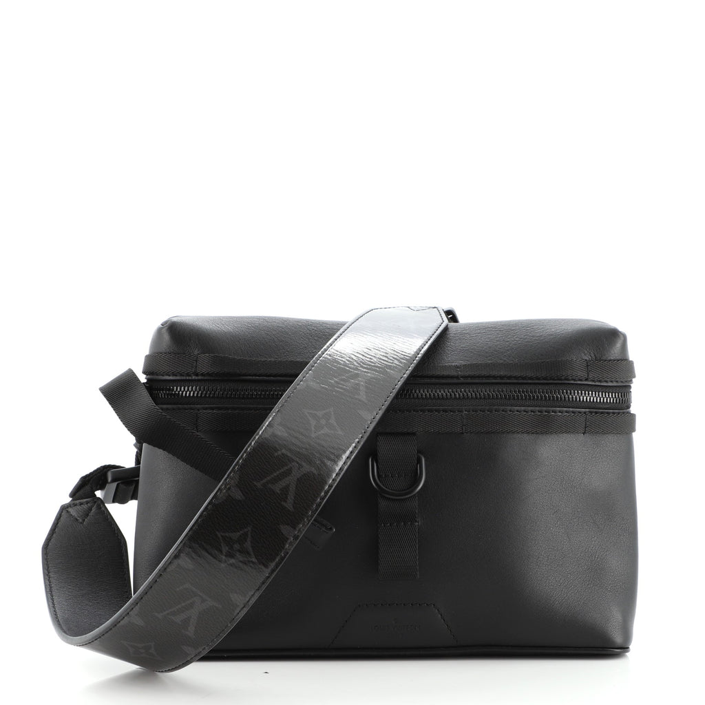 Louis Vuitton Messenger Bag Dark Infinity Leather with Monogram Eclipse  Glaze Canvas PM - ShopStyle