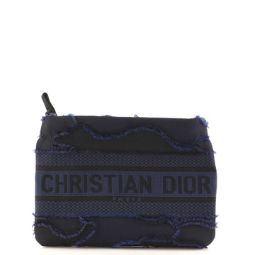 Christian Dior DiorDouble Zip Pouch Camouflage Canvas Small