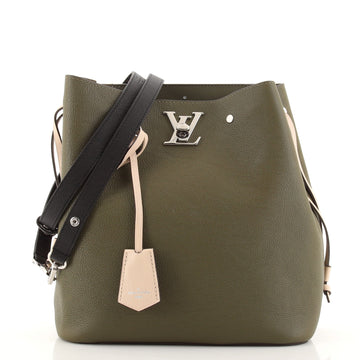 Louis Vuitton Lockme Bucket Bag Leather
