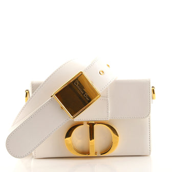 Christian Dior 30 Montaigne Box Bag Leather White 11453251