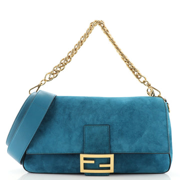 Fendi Baguette NM Bag Suede Large