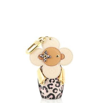 Louis Vuitton Wild at Heart Vivienne Pouch Bag Charm Wild at Heat Leopard Print Coated Canvas and Empriente Leather