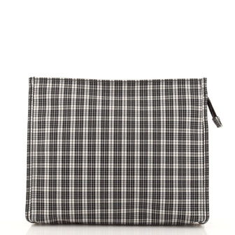 Christian Dior Zip Pouch Canvas Small