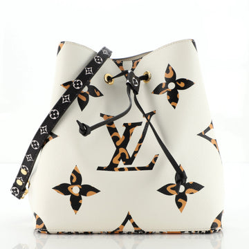 Louis Vuitton NeoNoe Handbag Limited Edition Jungle Monogram Giant