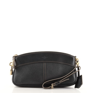 Louis Vuitton Suhali Lockit Clutch Leather