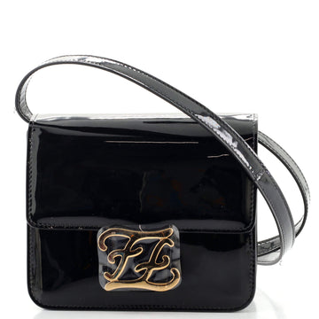 Fendi Karligraphy Crossbody Bag Patent