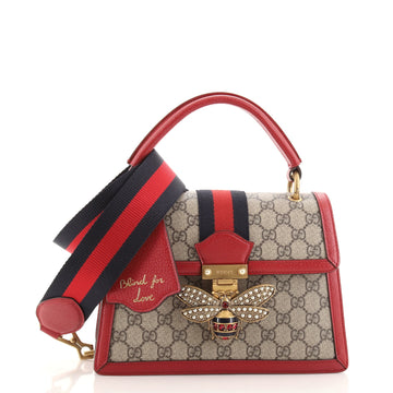 Gucci Queen Margaret Top Handle Bag Leather Small