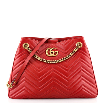 Gucci GG Marmont Chain Shoulder Bag Matelasse Leather