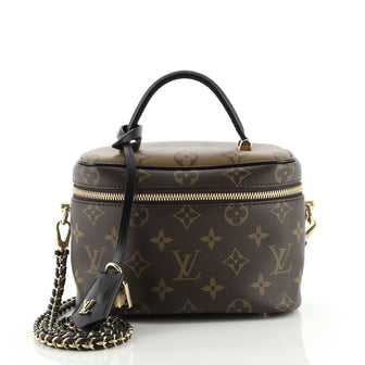 Louis Vuitton Vanity Handbag Reverse Monogram Canvas PM