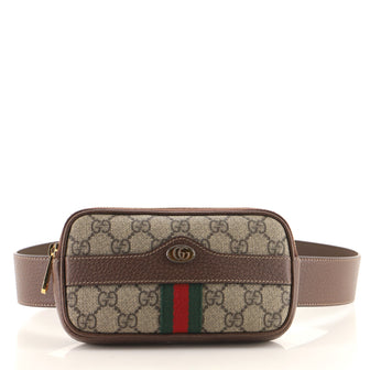 Gucci Ophidia Belt Bag GG Coated Canvas Mini