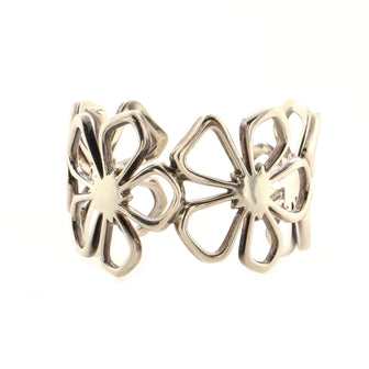 Tiffany & Co. Flower Cuff Bracelet Sterling Silver