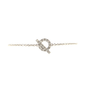 Hermes Finesse Bracelet 18K White Gold and Diamonds