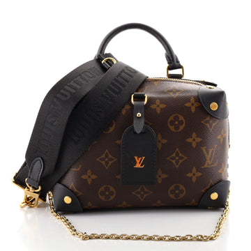Louis Vuitton Petite Malle Souple Handbag Monogram Canvas