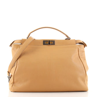 Fendi Peekaboo Bag Soft Leather Large