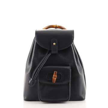 Gucci Vintage Bamboo Backpack Leather Mini
