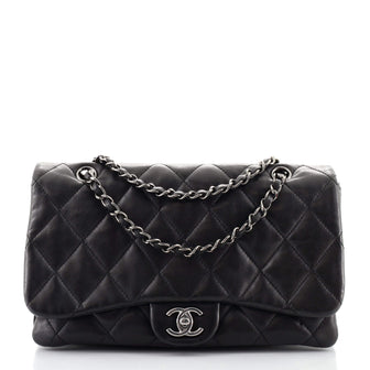 Chanel 3 Flap Bag Quilted Lambskin Jumbo