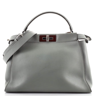 Fendi Peekaboo Bag Rigid Leather Regular
