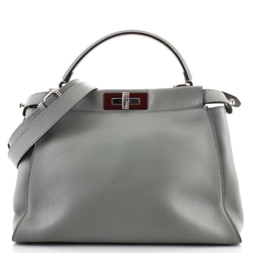 Fendi Peekaboo Bag Rigid Leather Regular