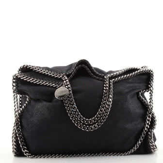 Stella McCartney Falabella Fold Over Bag Shaggy Deer