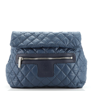 Chanel Coco Cocoon Flap Backpack Quilted Nylon