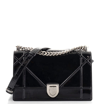 Christian Dior Diorama Flap Bag Patent Medium