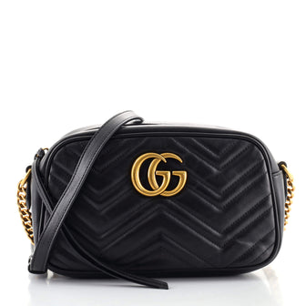 Gucci GG Marmont Shoulder Bag Matelasse Leather Small