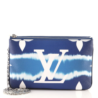 Louis Vuitton Double Zip Pochette Limited Edition Escale Monogram Giant