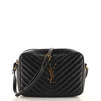 Saint Laurent Lou Camera Bag Matelasse Chevron Leather Small